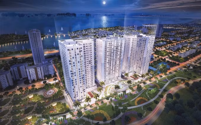 Phối cảnh Xuân Mai Tower Thanh Hóa.
