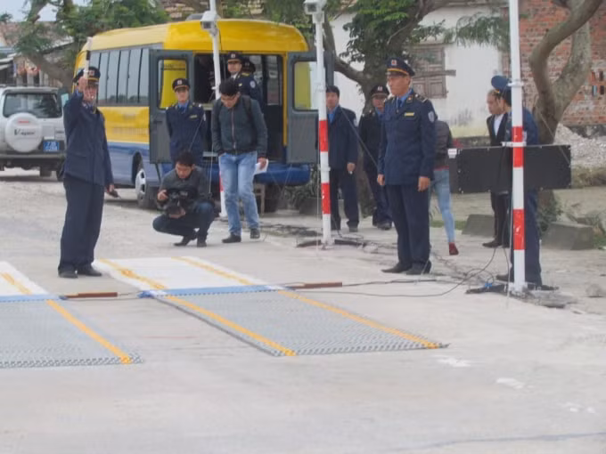 Trạm kiểm tra tải trọng xe lưu động.