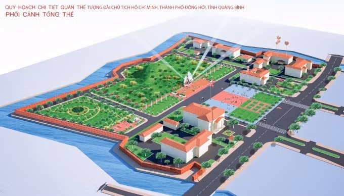 Quy hoạch chi tiết quần thể tượng đài Chủ tịch Hồ Chí Minh, TP. Đồng Hới.