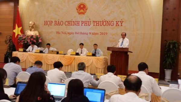 Quang cảnh cuộc họp báo