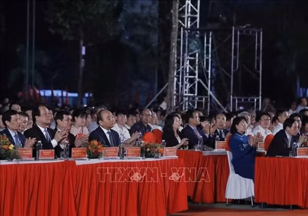 Các đại biểu dự lễ kỷ niệm. Ảnh: TTXVN