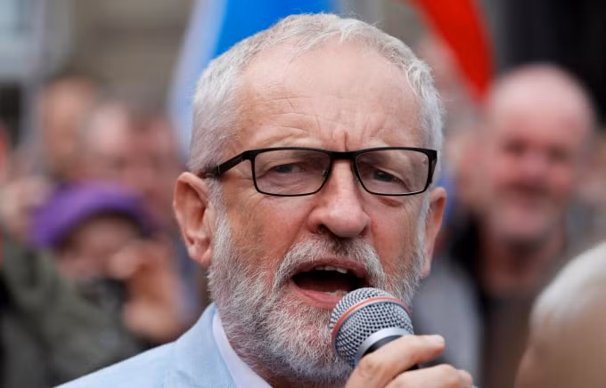 Lãnh đạo đảng Lao động Jeremy Corbyn. Ảnh: Reuters