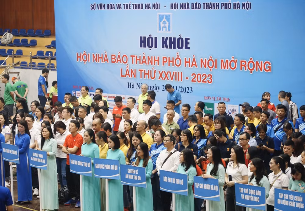 soi noi ngay hoi the thao cua gioi bao chi ha noi hinh 1