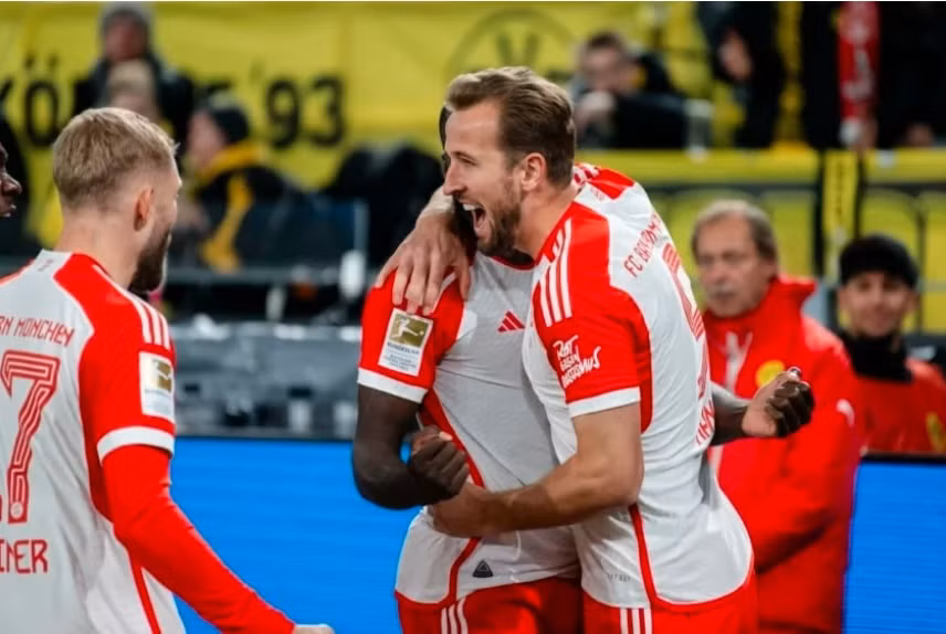 harry kane lap hat trick bayern thang dam dortmund 4 0 tren san khach hinh 1