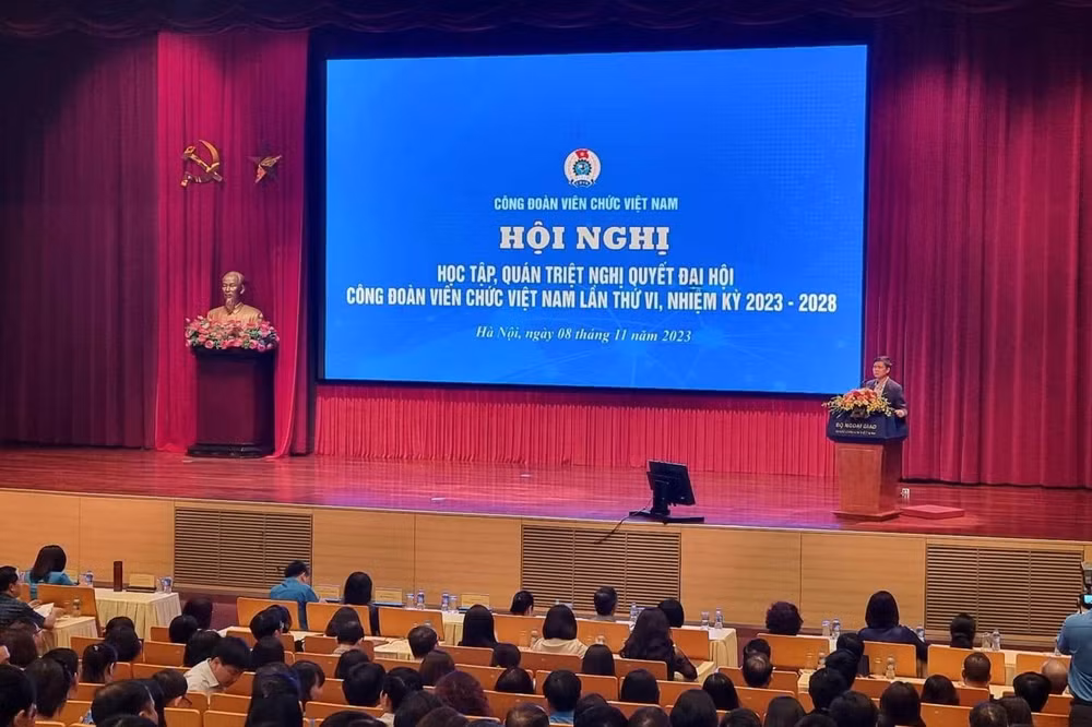 cong doan vien chuc viet nam to chuc hoi nghi hoc tap quan triet nghi quyet dai hoi cdvcvn lan thu vi hinh 2