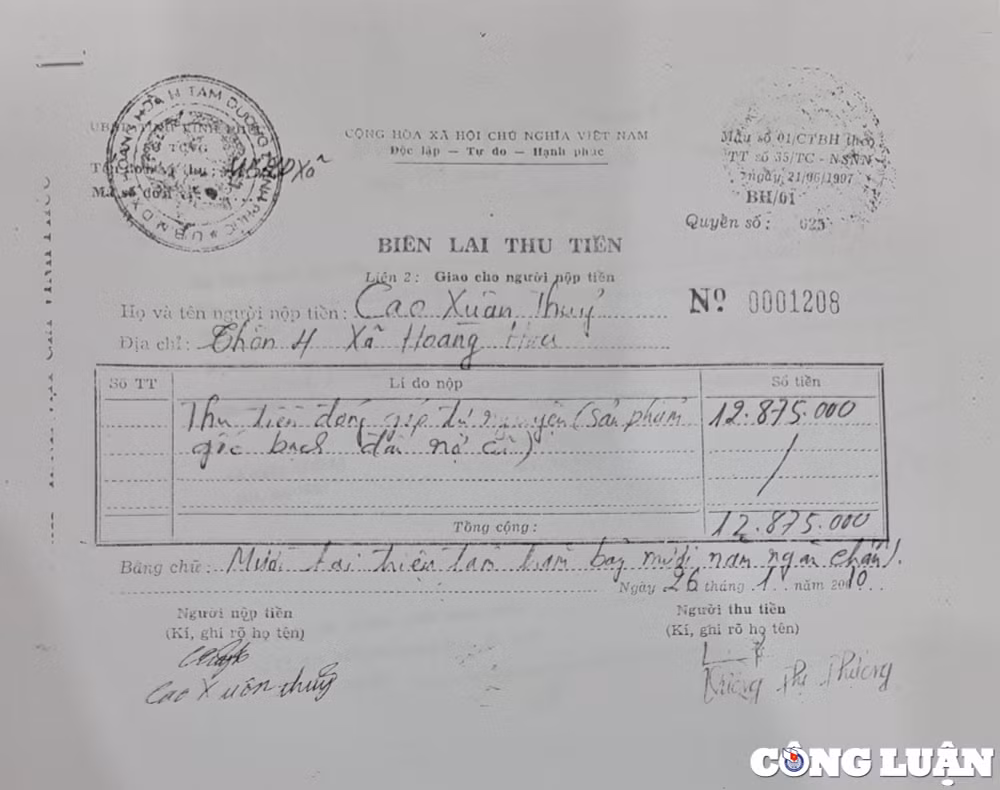 tam duong vinh phuc ubnd xa hoang hoa xac dinh nguon goc dat thieu khach quan nguoi dan chiu thiet hinh 3