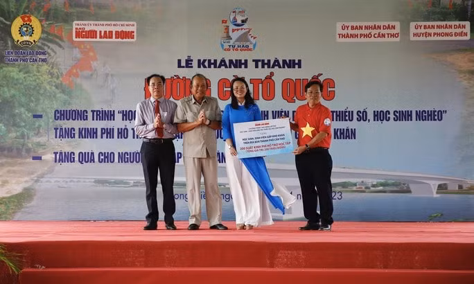 bao nguoi lao dong khanh thanh cong trinh duong co to quoc hinh 2