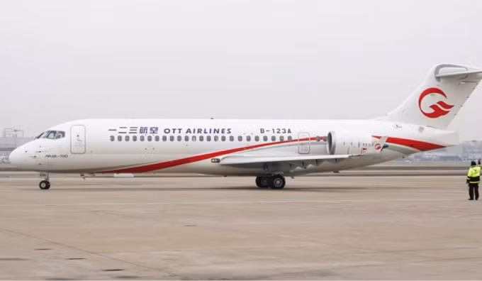 Comac vốn là trọng tâm trong kế hoạch của Trung Quốc nhằm sản xuất máy bay thân nhỏ có thể cạnh tranh với Boeing và Airbus. Ảnh: Getty
