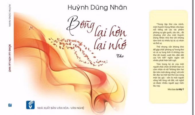 Bìa cuốn thơ Bỗng lại hờn lại nhớ