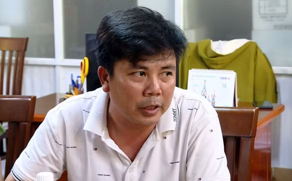 Tống Văn Thế bị bắt giữ. Ảnh: tuoitre.vn
