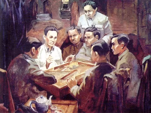 bai1 dai hoi dang lan i cung co he thong to chuc cua dang xac dinh duong loi cho thoi ky dau tranh moi hinh 1
