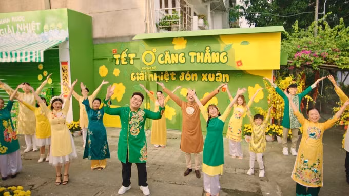 “Tết không căng thẳng, giải nhiệt đón Xuân”.
