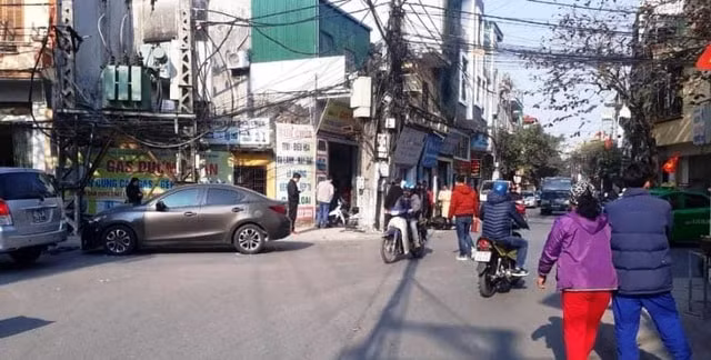 Hiện trường vụ tai nạn khiến một người tử vong. Ảnh: dantri.com.vn