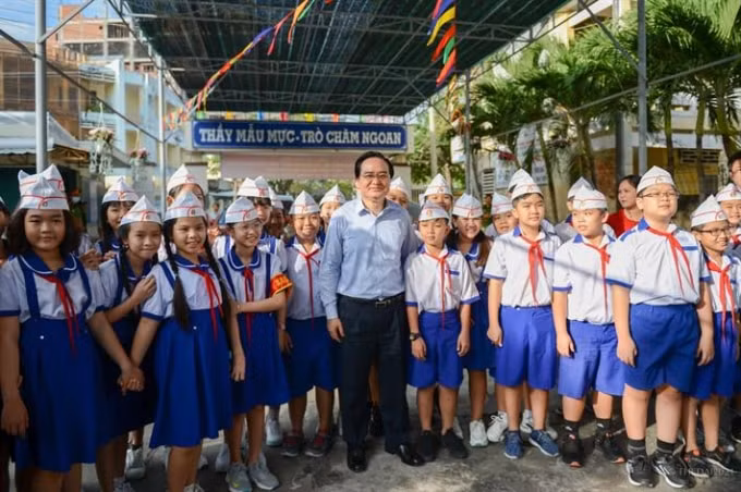 Bộ trưởng Phùng Xuân Nhạ đang có chuyến công tác tại tỉnh Bạc Liêu (ảnh TL).