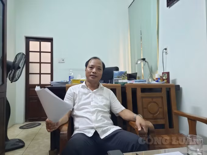 Ông Phạm Ngọc Dũng, Chi cục phó, Chi cục Kiểm lâm tỉnh Thừa Thiên Huế (Ảnh: Cái Văn Long).