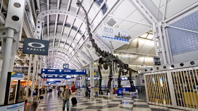 Sân bay quốc tế O'Hare ở Chicago. Ảnh: Reuters