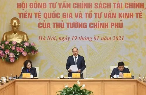 Thủ tướng Chính phủ Nguyễn Xuân Phúc đã phát biểu tại cuộc họp.
