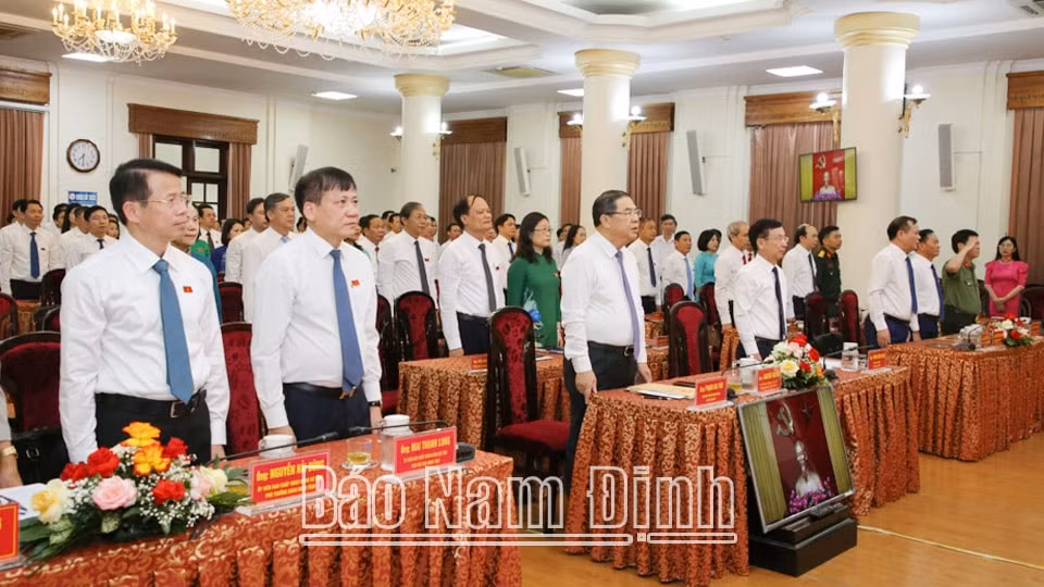 khai mac ky hop thu 19 hdnd tinh nam dinh khoa xix nhiem ky 2021 2026 hinh 1