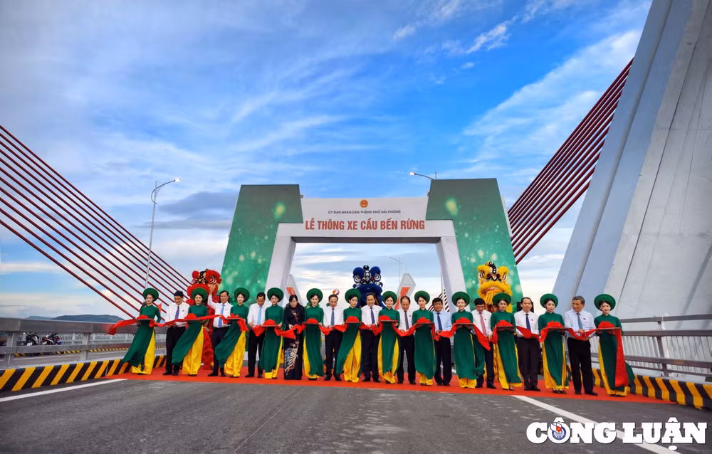 thong xe cau ben rung noi thanh pho hai phong voi tinh quang ninh hinh 1