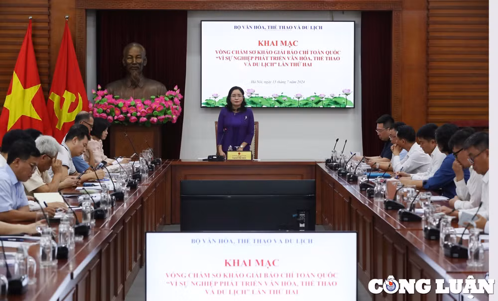 894 tac pham vao vong so khaogiai bao chi toan quoc vi su nghiep phat trien van hoa the thao va du lich lan thu hai hinh 1