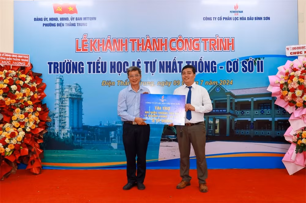 bsr tai tro 5 ty dong xay dung truong tieu hoc tai tinh quang nam hinh 2