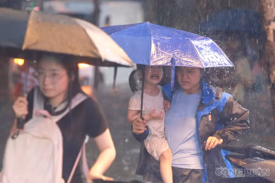 Hà Nội mưa dông khi đón không khí lạnh, Biển Đông sắp có áp thấp nhiệt đới