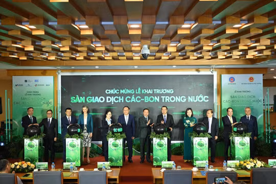 Sàn giao dịch carbon đầu tiên tại Việt Nam chính thức vận hành 