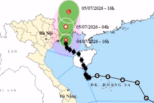 Bão số 1 vào vùng biển Quảng Ninh, nhiều nơi gió giật cấp 10-11