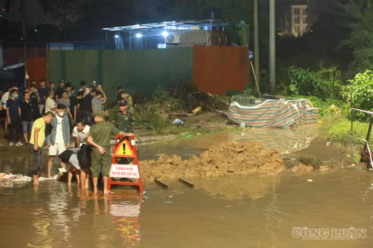 Tìm kiếm nam sinh viên Đại học Mỏ - Địa chất nghi bị nước cuốn trôi