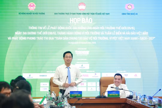 Nghệ An đăng cai chuỗi sự kiện môi trường, biển đảo lớn nhất năm 2026
