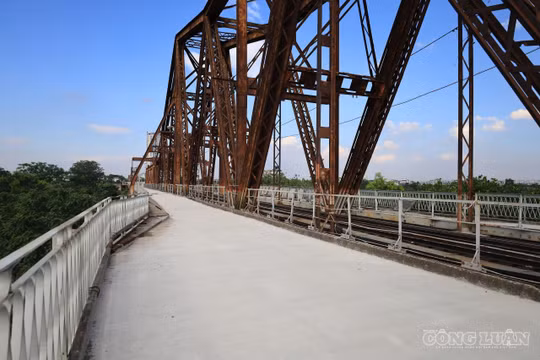 Diện mạo mới của cầu Long Biên sau gần 2 tháng sửa chữa