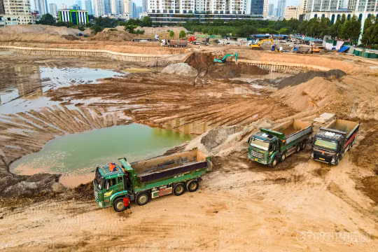 Hà Nội chạy đua tiến độ hồ điều hòa Mễ Trì trước mùa mưa 2026