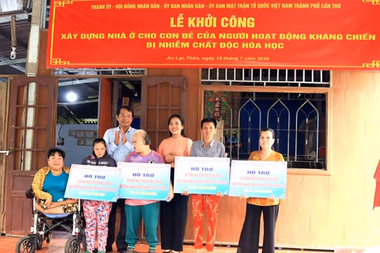 Cần Thơ khởi công xây mái ấm cho nạn nhân chất độc da cam