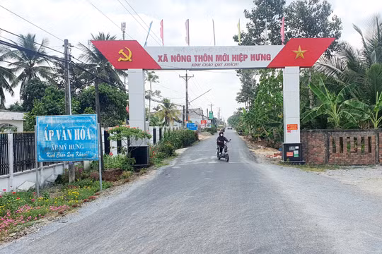 Hiệp Hưng hướng đến xây dựng Nông thôn mới nâng cao