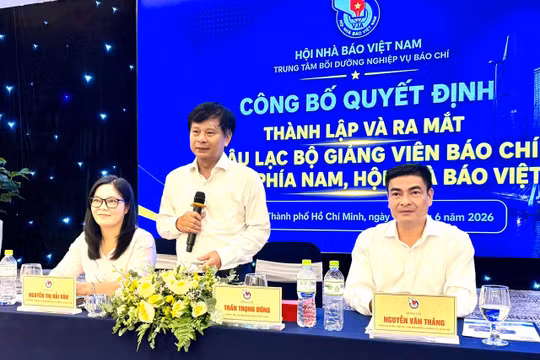 Hội nghị Giảng viên báo chí khu vực phía Nam: Đẩy mạnh ứng dụng AI trong đào tạo báo chí, ra mắt Câu lạc bộ Giảng viên báo chí 