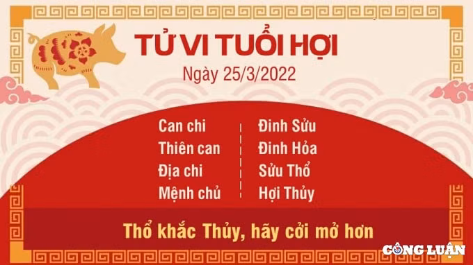 tu vi 25 3 2022 hom nay thu 6 ngay 23 2 am lich cua 12 con giap hinh 12