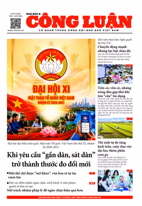 Nhà báo và Công luận số 19-2026