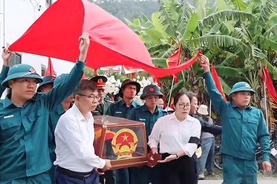 Quê hương đón người con anh hùng trở về sau gần nửa thế kỷ nằm lại chiến trường