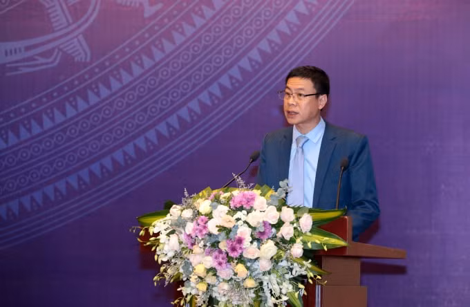 Thứ trưởng Bộ KH&CN Lê Xuân Định phát biểu tại Hội thảo