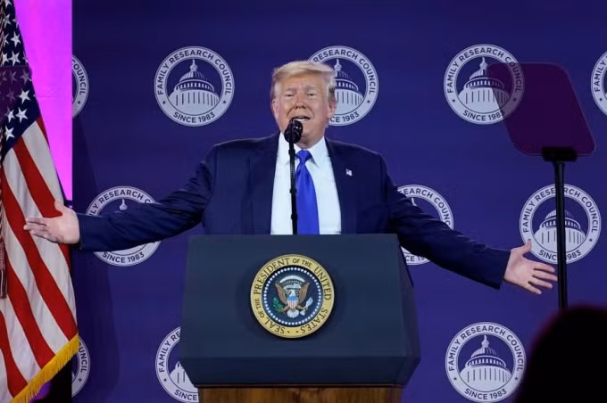 Tổng thống Mỹ Donald Trump. Ảnh: Reuters
