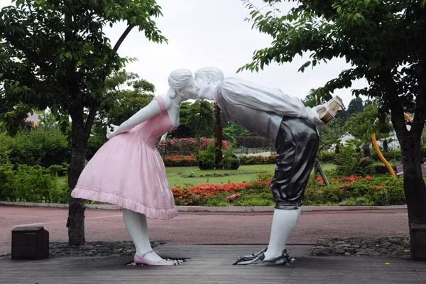Công viên tình yêu độc đáo tại đảo Jeju.