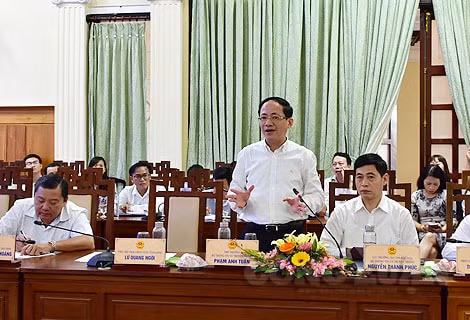 Thứ trưởng Phạm Anh Tuấn phát biểu tại Hội nghị.