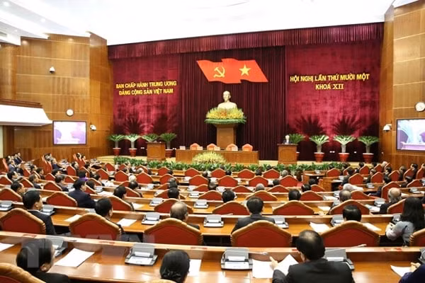 Quang cảnh lễ bế mạc hội nghị. Ảnh: TTXVN