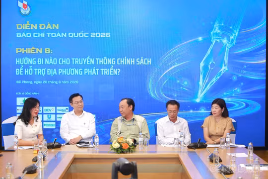 Báo chí phải đồng hành xuyên suốt toàn bộ vòng đời chính sách