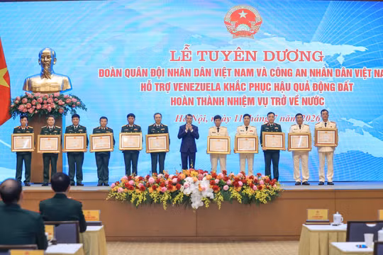 Chủ tịch nước, Thủ tướng khen thưởng lực lượng cứu nạn, hỗ trợ nhân đạo tại Venezuela