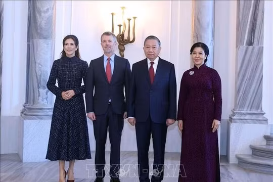 Tổng Bí thư, Chủ tịch nước Tô Lâm hội kiến Nhà vua Frederik X