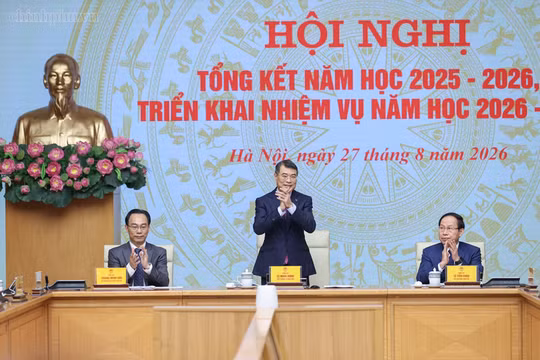 Thủ tướng Lê Minh Hưng chủ trì Hội nghị triển khai nhiệm vụ năm học 2026-2027