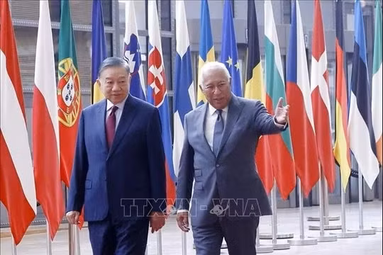 Thông cáo báo chí về chuyến thăm EU của Tổng Bí thư, Chủ tịch nước Tô Lâm