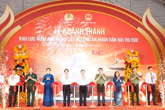 Hưng Yên: Khánh thành Khu lưu niệm Anh hùng liệt sĩ Công an nhân dân Bùi Thị Cúc