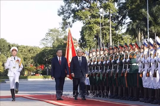 Tổng Bí thư, Chủ tịch nước Tô Lâm chủ trì Lễ đón Tổng thống Panama